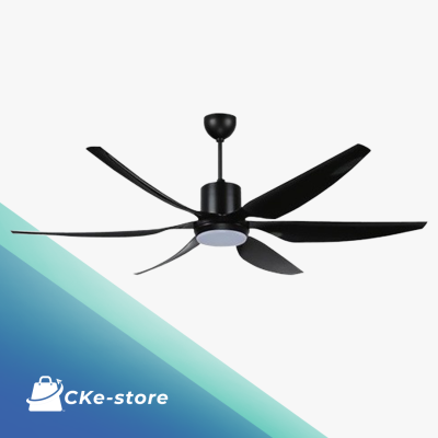 Boxham 56'' 66'' Asti-L Motor Ceiling Fan with LightDC Motor Kipas Ceiling - FU-002 Black