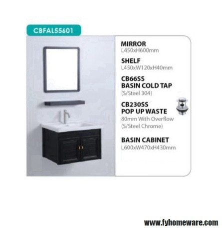 CBFAL66601 Ready Made Wash Basin Cabinet With Mirror Bathroom / Washroom Choose Sample / Pattern Chart