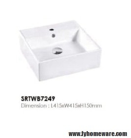 SRTWB7249 Sinki Basuh Bilik Mandi / Tandas Carta Pilihan Warna Corak