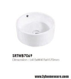 SRTWB7069 Above Counter Wash Basin Bathroom / Washroom Choose Sample / Pattern Chart