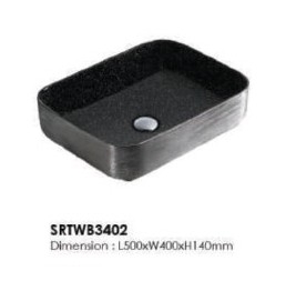 SRTWB3402 Basin Jenis Seni Bilik Mandi / Tandas Carta Pilihan Warna Corak