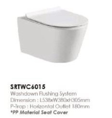 SRTWC 6015 Water Closet Series Bathroom / Washroom Choose Sample / Pattern Chart
