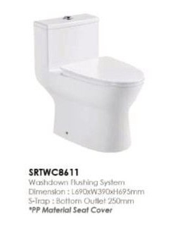 SRTWC 8411 Water Closet Series Bathroom / Washroom Choose Sample / Pattern Chart