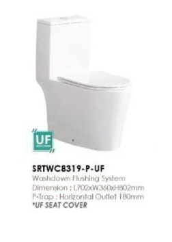 SRTWC 8319-P-UF Water Closet Series Bathroom / Washroom Choose Sample / Pattern Chart