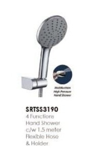 SRTSS 3190 Shower Taps / Shower Head Bathroom / Washroom Choose Sample / Pattern Chart