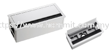 Aluminium Rectangular Wire Cover with Hole Screws & Furniture Fittings