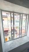 casement window 3 panels ( powder coated white + 5mm clear glass @jalan putri jaya 21,Taman Putri Jaya, Cheras  Casement window 3 panels Aluminium Casement Windows 