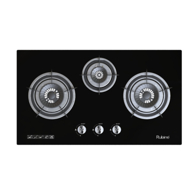 Rubine Gas Hob - RGH-VISTA3B-BL