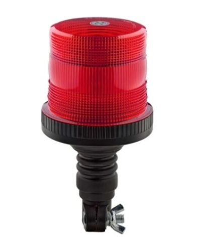 239-9235 - RS PRO Red LED Flashing Beacon, 10  110 V, Base-Mounted