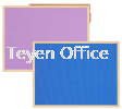 ECO WOODEN FRAME NOTICE BOARD WHITEBOARD