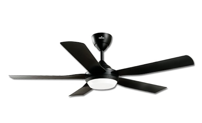 Deka Designer Ceiling Fan - D10L (Matte Black)