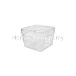 QWARE JD PC SQUARE FOOD STORAGE CONTAINER (WITHOUT COVER) JD-2272C 12L