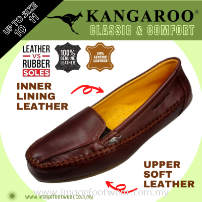 KANGAROO Full Leather Ladies Shoes- KL-5035- MAROON Colour