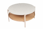 Creme Coffee Table (Round) Creme Commune