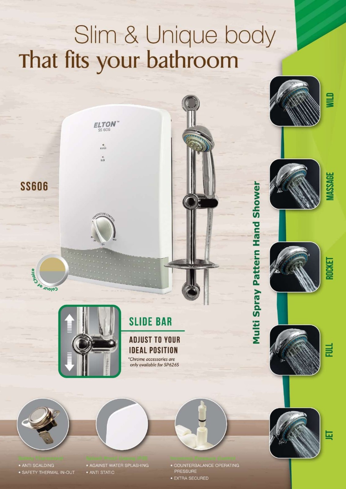 IWH Series-6 cp - 3 ELTON Water Heater Water Heater Catalog & Brochure