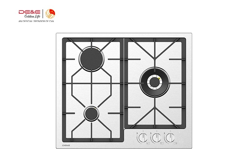 DE&E Hob Nova-60CM-Stainless Steel S36028 DE&E Gas Hobs Gas Hobs & Gas Cooker  Choose Sample / Pattern Chart