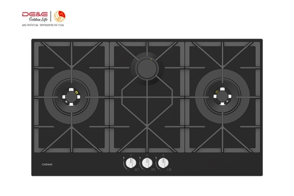 DE&E Hob Nova 87CM Tempered Glass S38626 