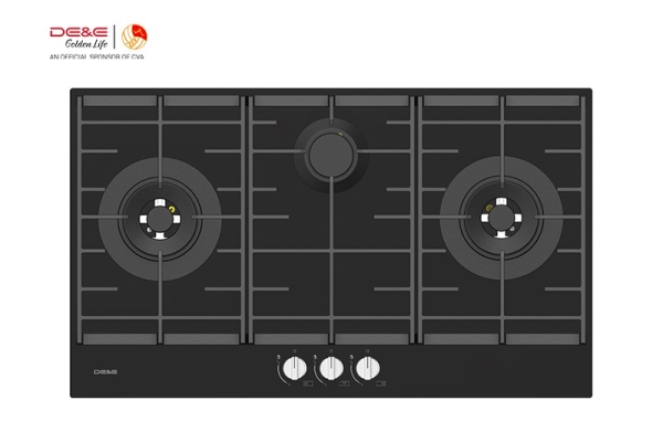 DE&E Hob Nova 87CM Tempered Glass S38626