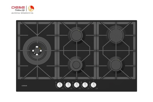 DE&E Hob Nova 87CM Tempered Glass S58665 