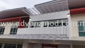 Mild Steel Awning Cover With Clear Polycarbonate @sg buloh  Roofing & Awning 