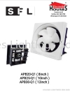 SFL Wall Exhaust Fan 8" | 10" | 12" SFL Ventilation Fan Ventilation Fan