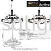 Pendant Light (8083) Contemporary Chandelier CHANDELIER