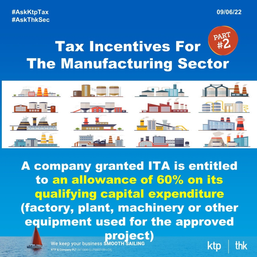 Investment Tax Allowance Incentive Malaysia