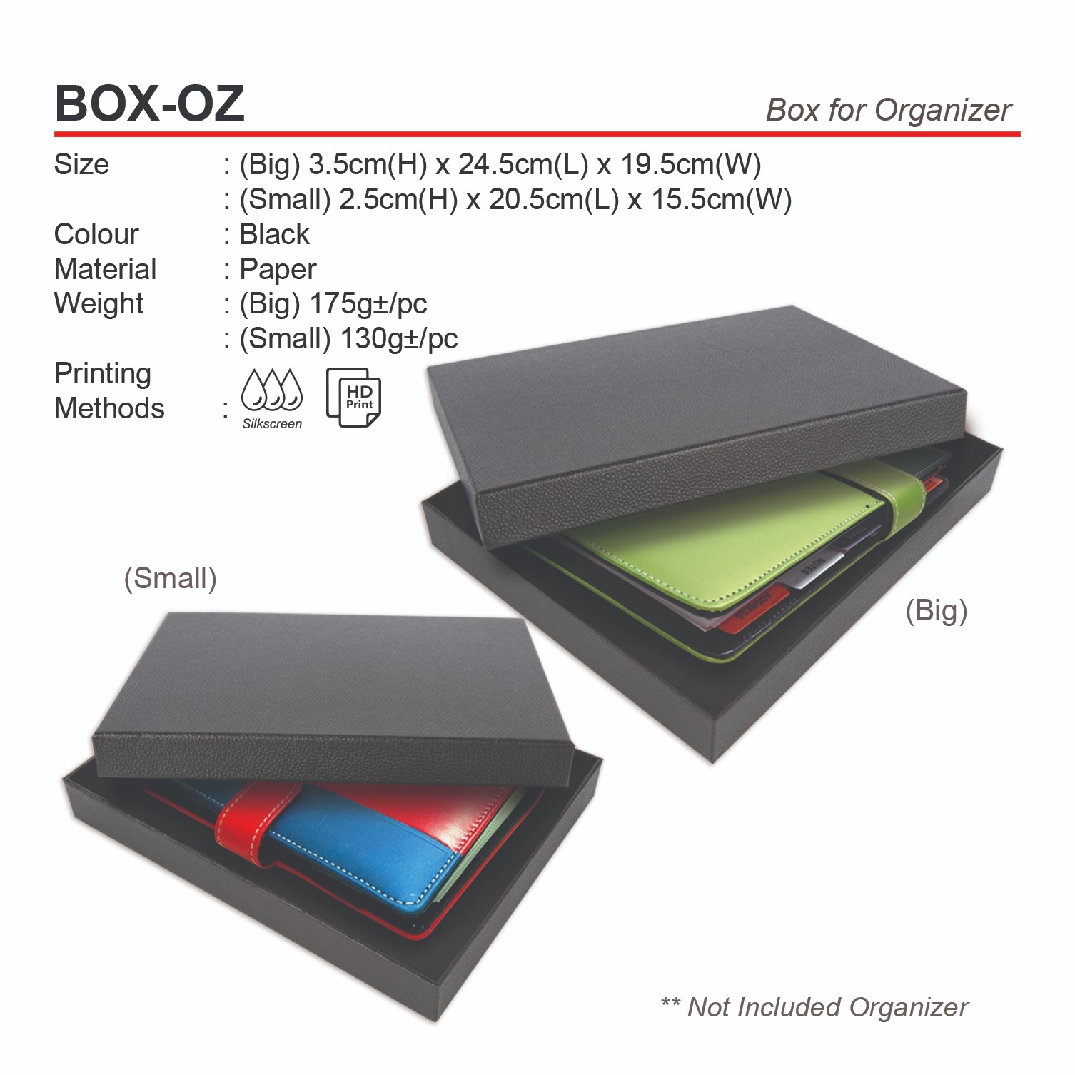 D*BOX-OZ Box for Organizer