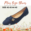 PlusSize Women Flat Shoes- PS-218-10 BLUE Colour Plus Size Shoes
