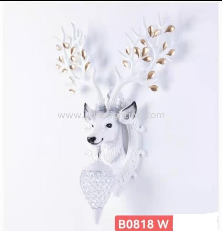 B0818 WHITE WALL LAMP WALL LAMP (INDOOR)