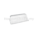 QWARE JD PC RECTANGULAR TRANSPARENT ROLL TOP COVER JD-P2203 54CM