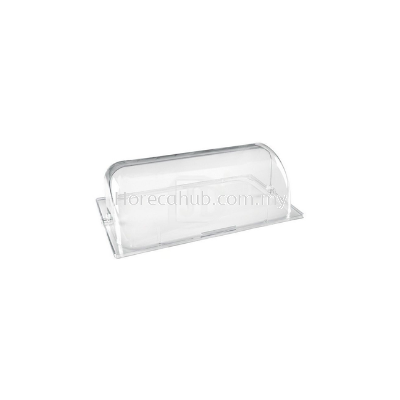 QWARE JD PC RECTANGULAR TRANSPARENT ROLL TOP COVER JD-P2203 54CM