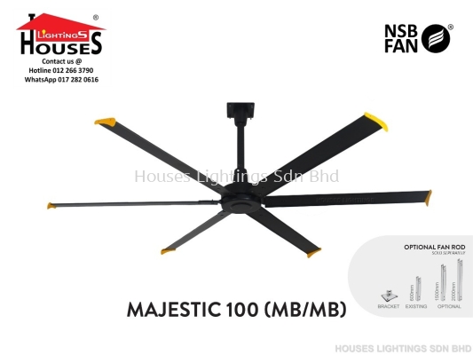 MAJESTIC 100-DC/MB(100")(BRACKET TYPE)-NSB