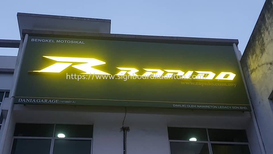 RAPIDO 3D LED FRONTLIT BILLBORAD AT KUANTAN