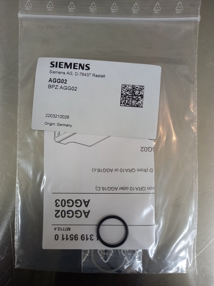 SIEMENS AGG02 Heat-insulating glass, for QRA, with spring washer and O-ring