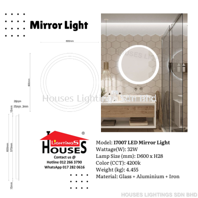 17007 LED Mirror Light