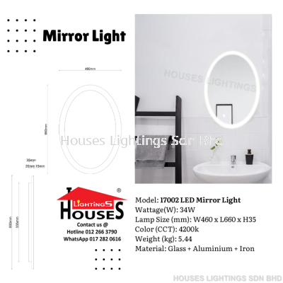 17002 LED Mirror Light