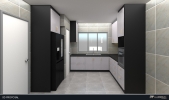3d Proposal  Project USJ  Kitchen Cabinet Aluminium Cabinet
