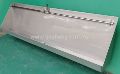 Stainless Steel Wall Mounted Urinal Slab, Urinal Trough 白钢挂墙尿排