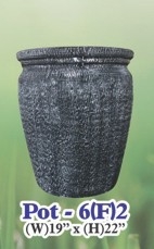 Pot - 6(F)2 Concrete Stone Flower Vase Gardening Art & Landscape Choose Sample / Pattern Chart