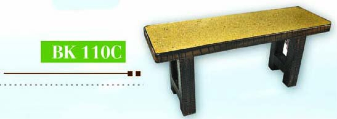 Artificial Tree Stump Style Garden Concrete Bench - BK 110C