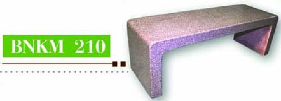 Full Terrazzo Concrete Bench - BNKM 210 