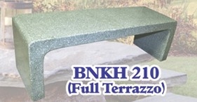 Bangku Konkrit Terrazzo Penuh - BLKH 210