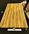 REAL TROPICAL WOOD TOP Auto Adjustable Table Slab Solid Wood-Table Slab