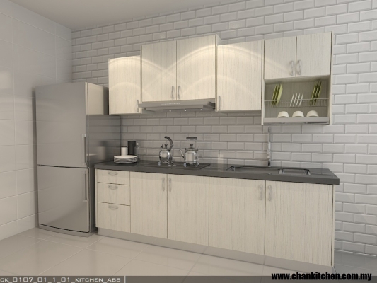 Contoh Rekaan Kabinet Dapur Melamine Hardbroad ABS K1