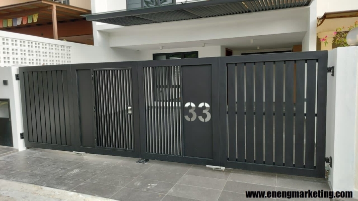 MSG 74- Mild Steel Folding Gate