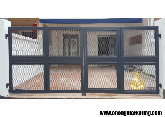 MSG 42- Expended Metal Folding Gate