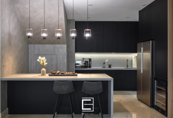 Island Table & Kitchen Cabinet Reference  - The Effingham Bandar Utama