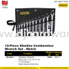 STANLEY MAECHANIC TOOLS SLIMLINE COMBINATION WRENCH METRIC SET 12PC NYLON POUCH 950941 (CL) HARDWARE TOOLS BUILDING SUPPLIES & MATERIALS