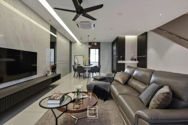 Sample Of Living Design Suitable Small Space - D'Infiniti, Bandar Damai Perdana